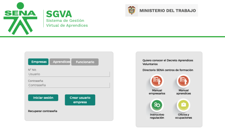 Canales para reportar la planta de personal